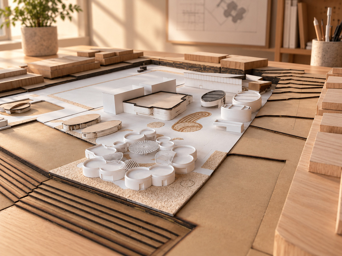 Proceso del modelo — Conjunto casi terminado.